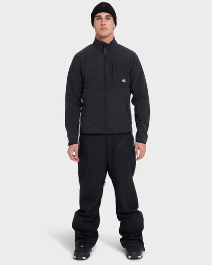 Aker Full Zip Technical Fleece - Black | Quick Silver