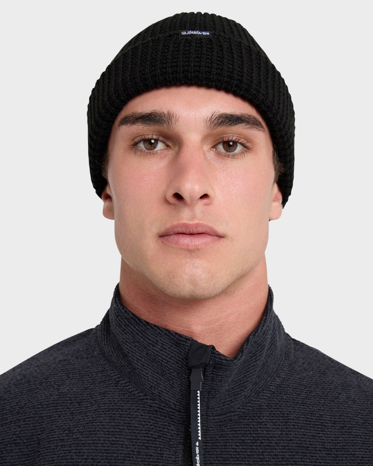 Aker Full Zip Technical Fleece - Black | Quick Silver