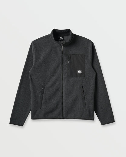 Aker Full Zip Technical Fleece - Black | Quick Silver