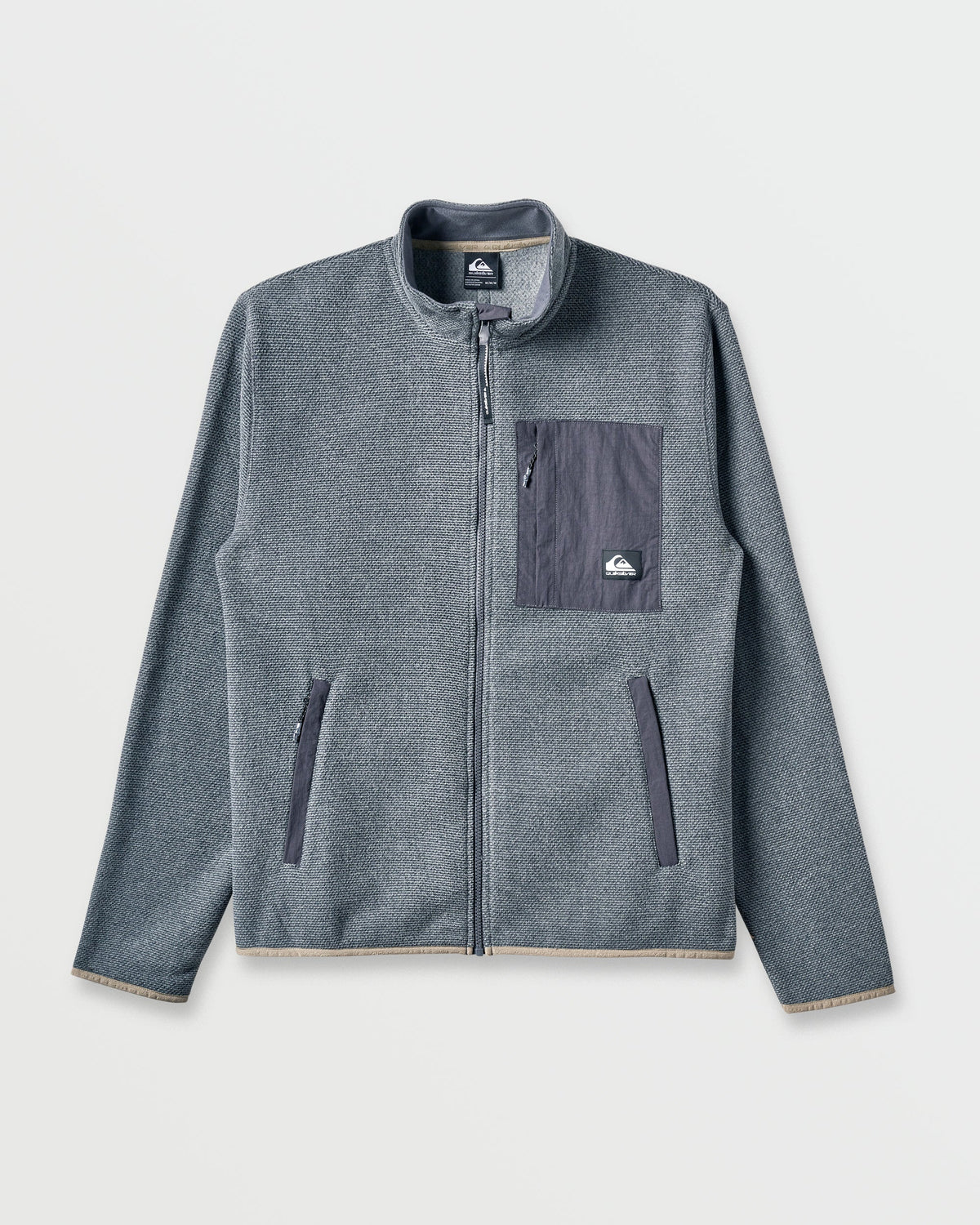 Aker Full Zip Technical Fleece - Quarry | Quick Silver