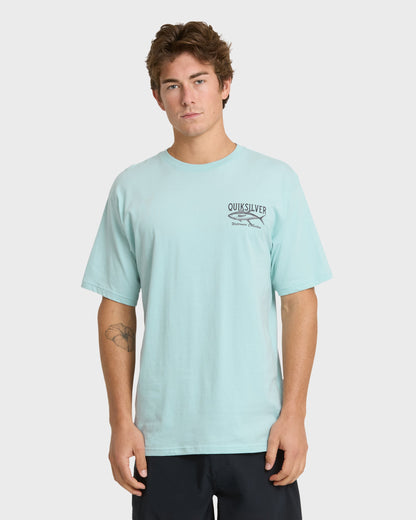 Waterman Deep Waters Classic T-shirt - Sterling Blue | Quick Silver