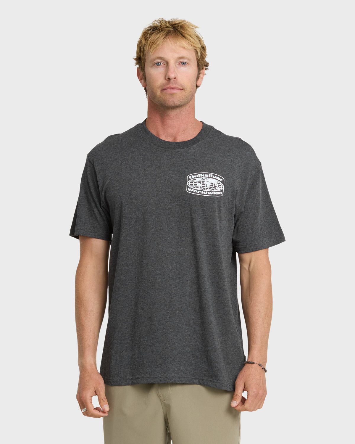 Global Local Classic T-shirt - Charcoal Heather | Quick Silver