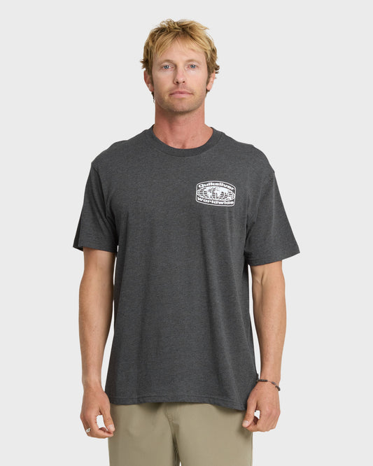 Global Local Classic T-shirt - Charcoal Heather | Quick Silver