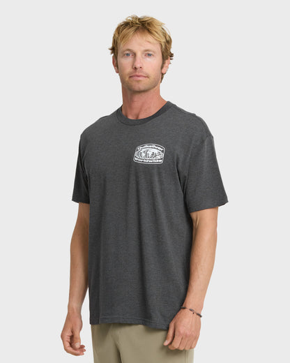 Global Local Classic T-shirt - Charcoal Heather | Quick Silver
