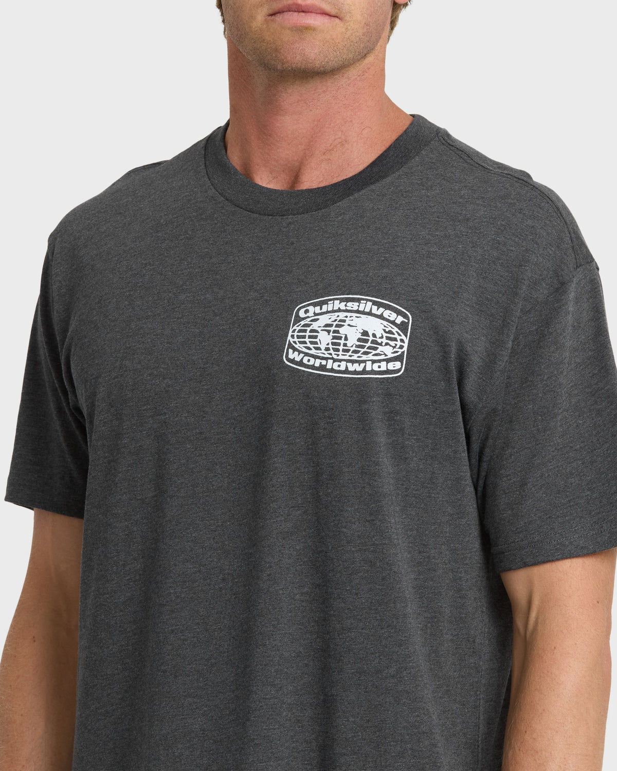 Global Local Classic T-shirt - Charcoal Heather | Quick Silver