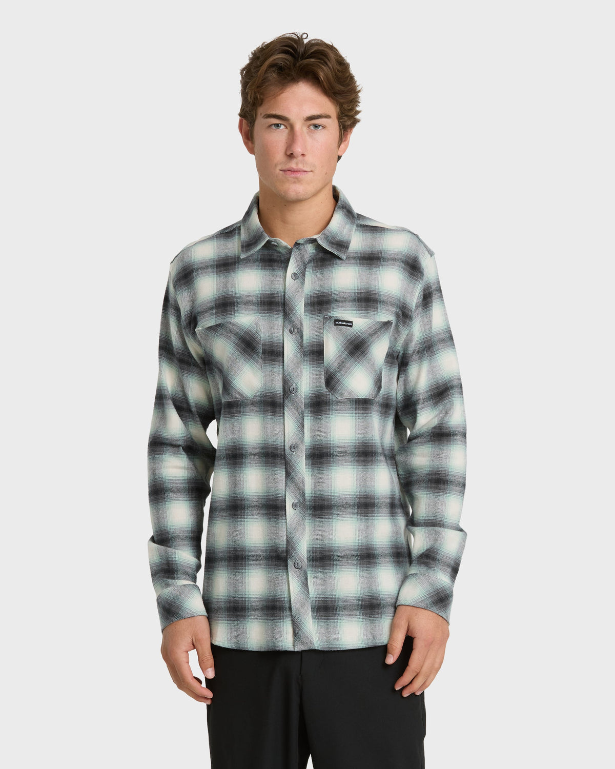 Terrace Stretch Flannel Shirt - Moonstruck | Quick Silver