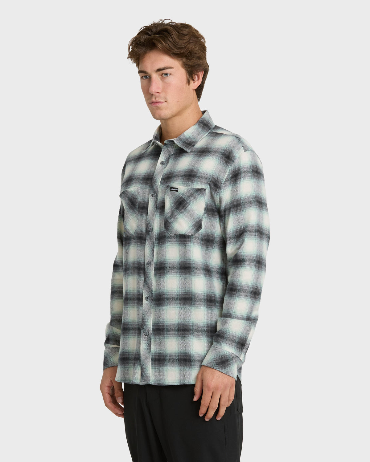 Terrace Stretch Flannel Shirt - Moonstruck | Quick Silver