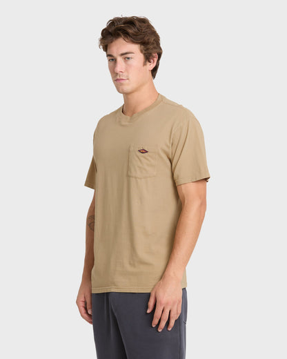 Saltwater Pocket Tee - Elmwood | Quick Silver