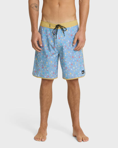Surfsilk Scallop Ditsy 19" Boardshorts - Ashley Blue | Quick Silver