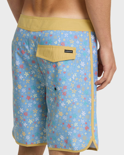 Surfsilk Scallop Ditsy 19" Boardshorts - Ashley Blue | Quick Silver