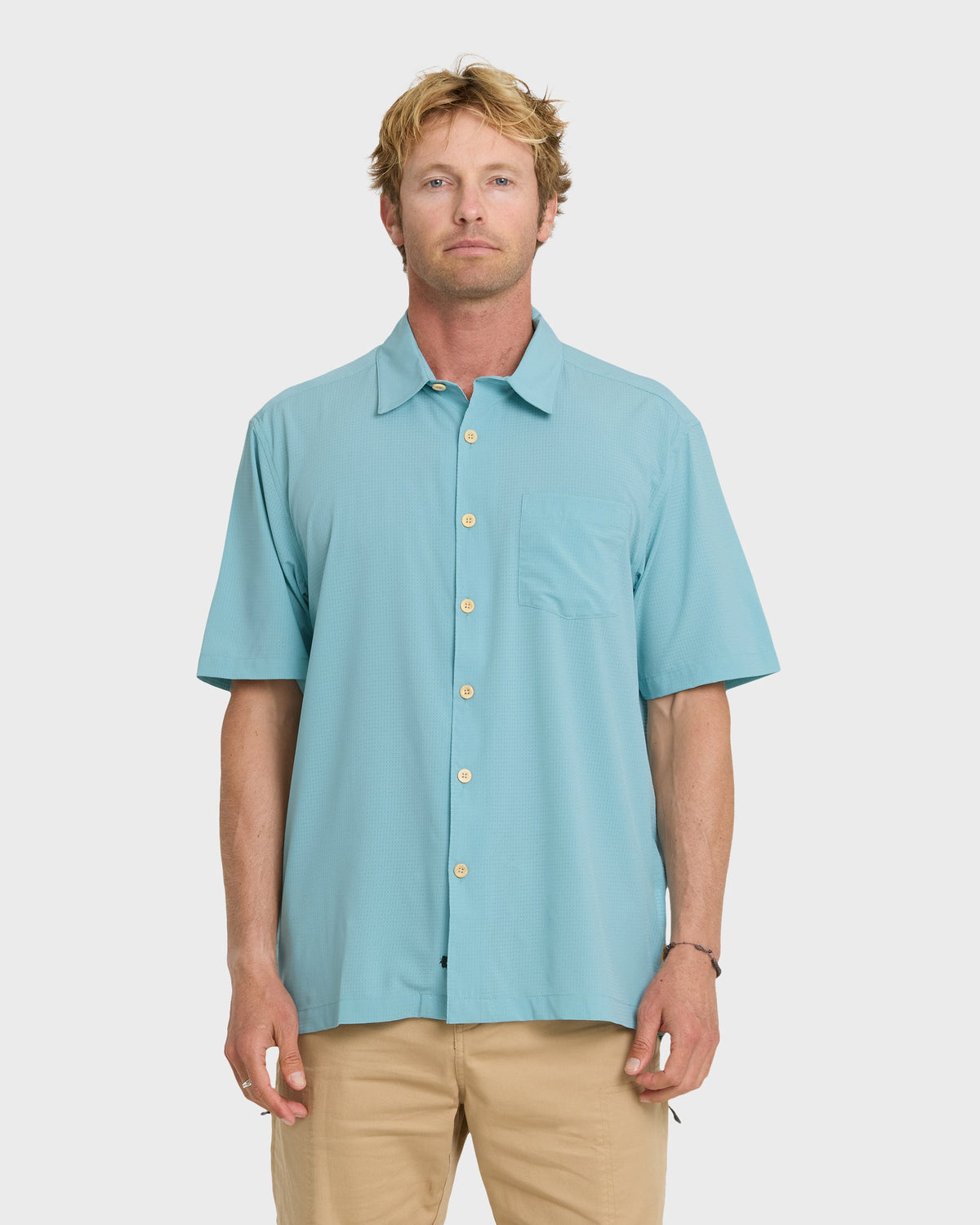 Chaser Short Sleeve Woven Shirt - Reef Waters | Quick Silver