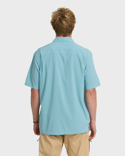 Chaser Short Sleeve Woven Shirt - Reef Waters | Quick Silver