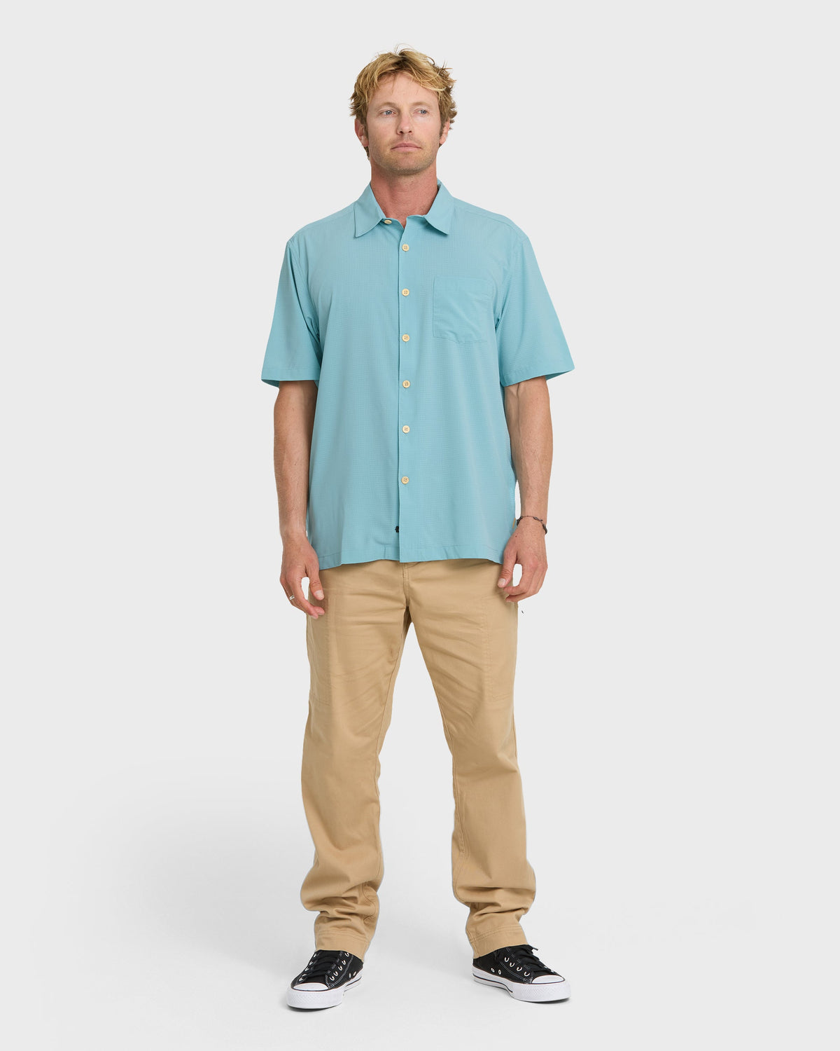 Chaser Short Sleeve Woven Shirt - Reef Waters | Quick Silver