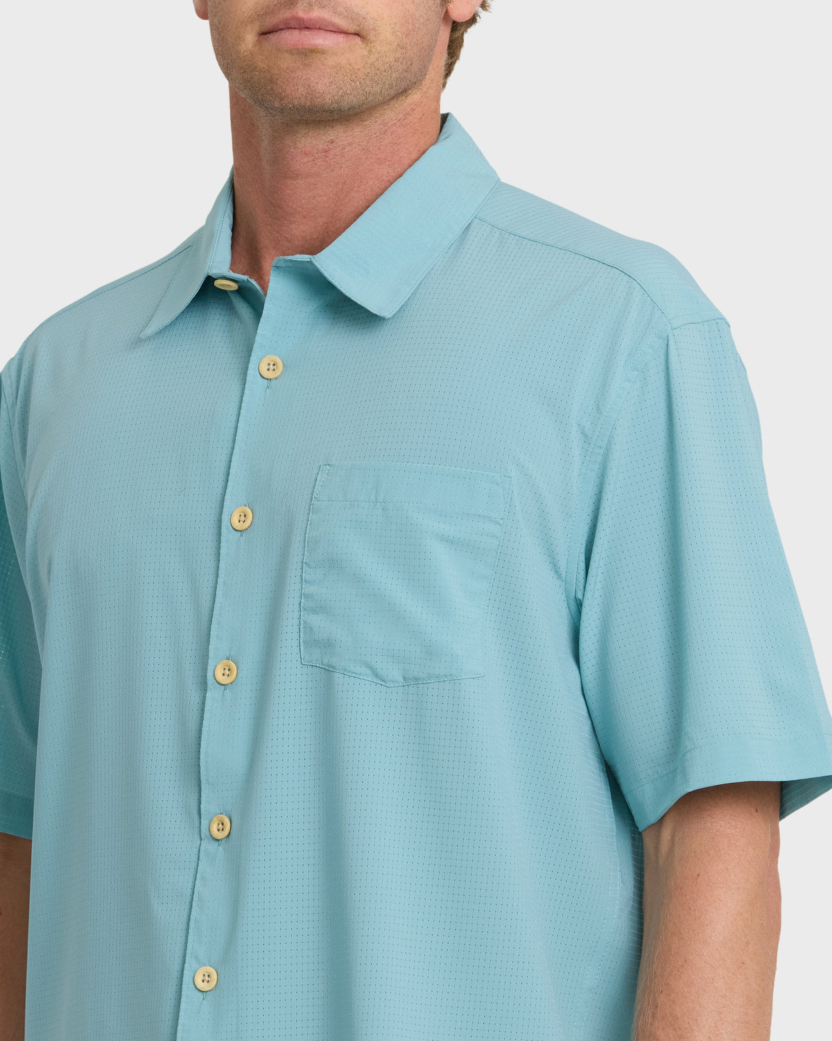 Chaser Short Sleeve Woven Shirt - Reef Waters | Quick Silver