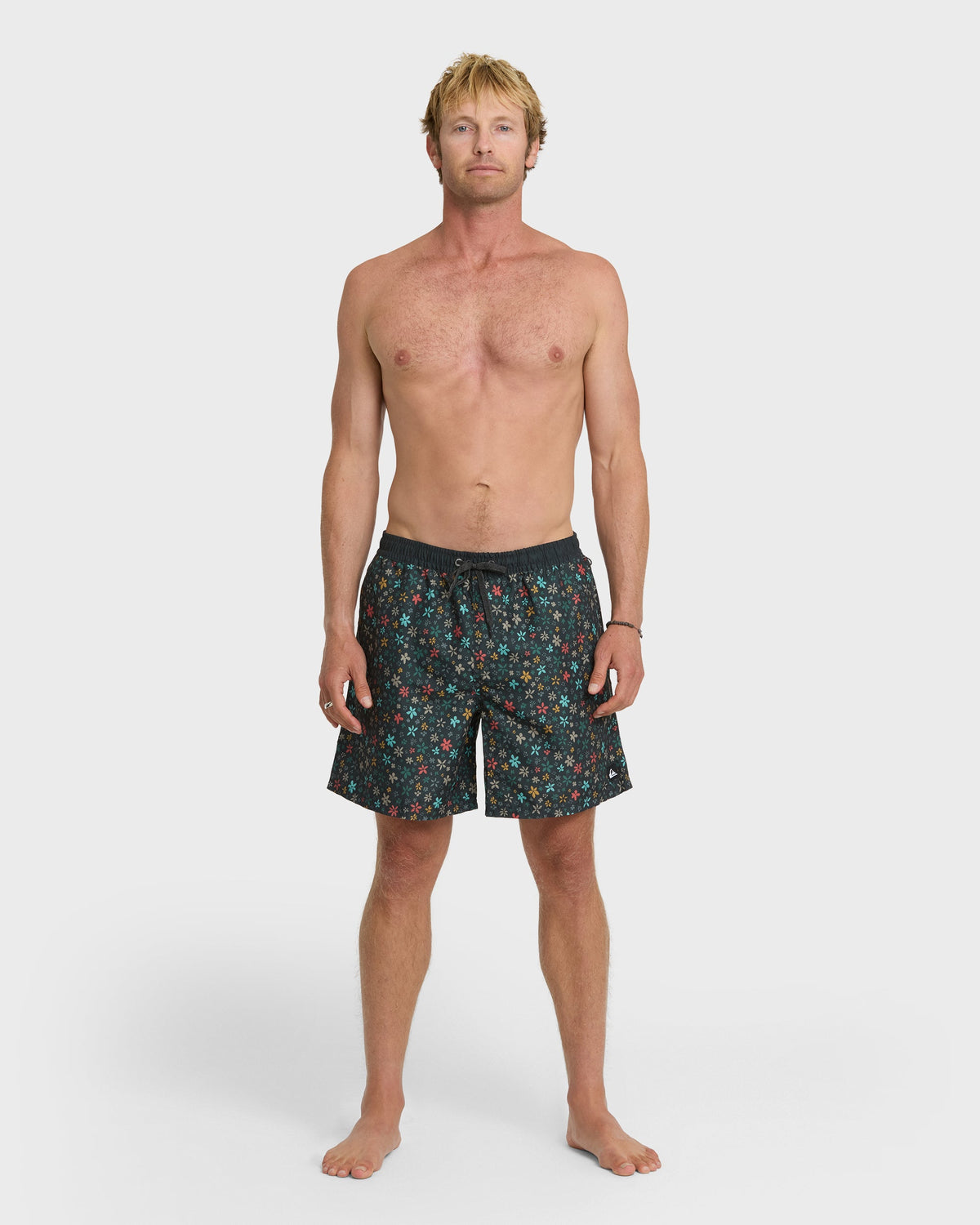Everyday Ditsy Floral Swim Trunks - Black | Quick Silver