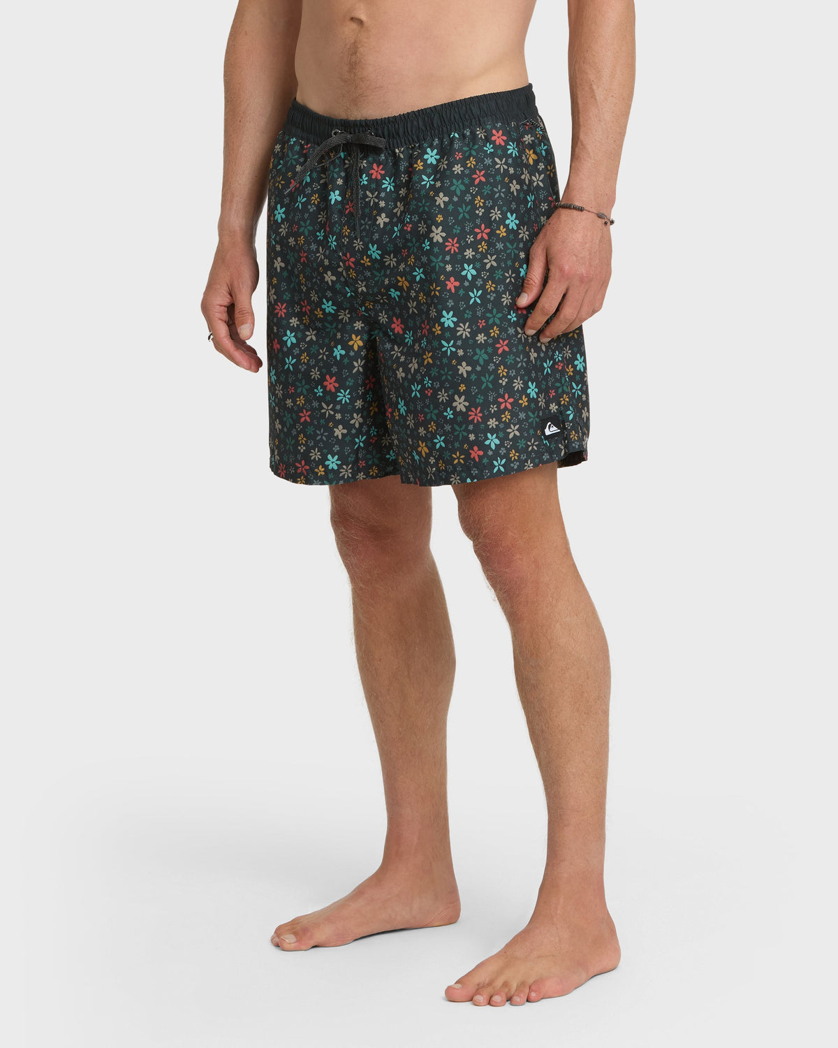 Everyday Ditsy Floral Swim Trunks - Black | Quick Silver