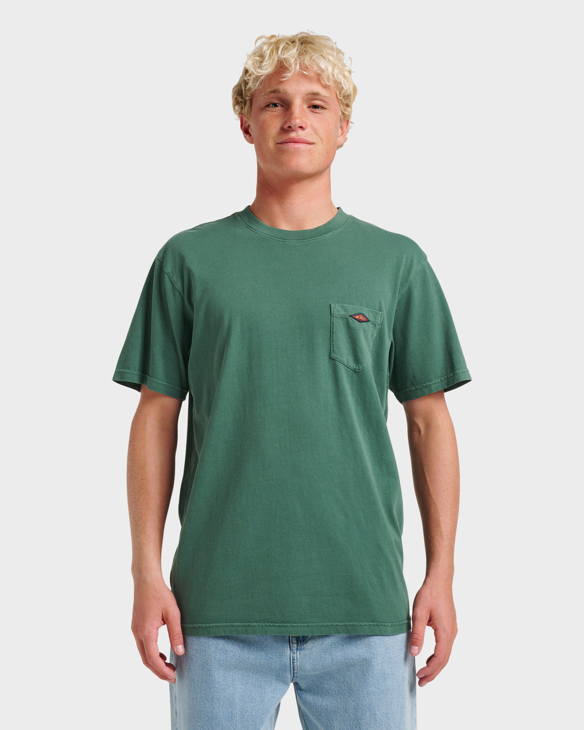 Saltwater Pocket Tee - Trekking Green | Quick Silver