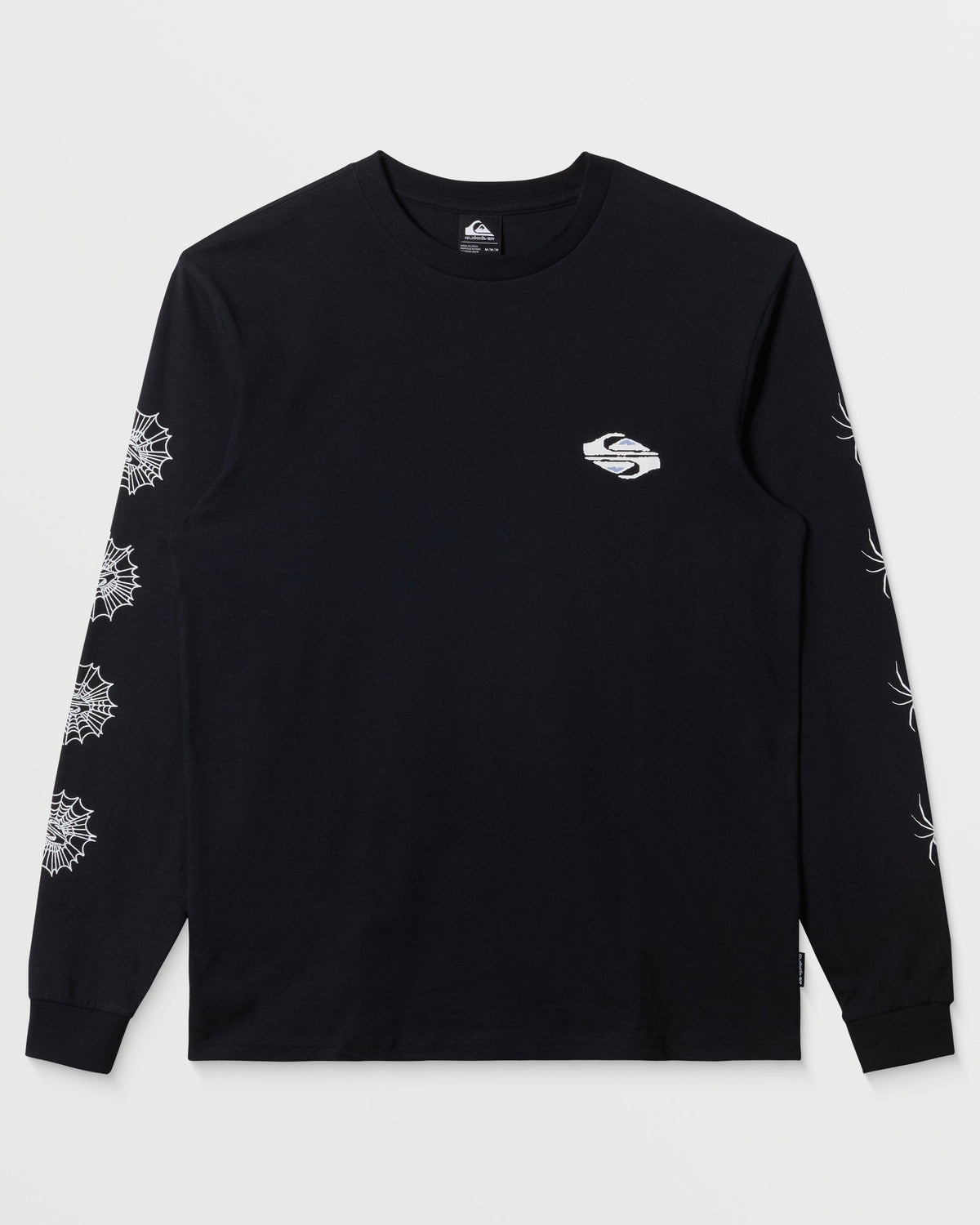 Webbed Long Sleeve T-Shirt - Black | Quick Silver