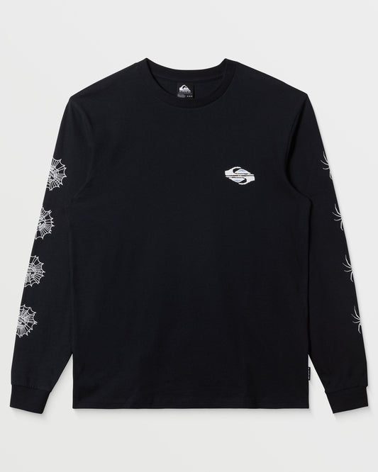 Webbed Long Sleeve T-Shirt - Black | Quick Silver