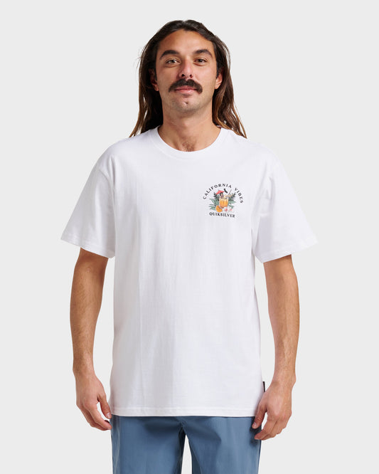 Ca California Vibes Classic T-shirt - White | Quick Silver