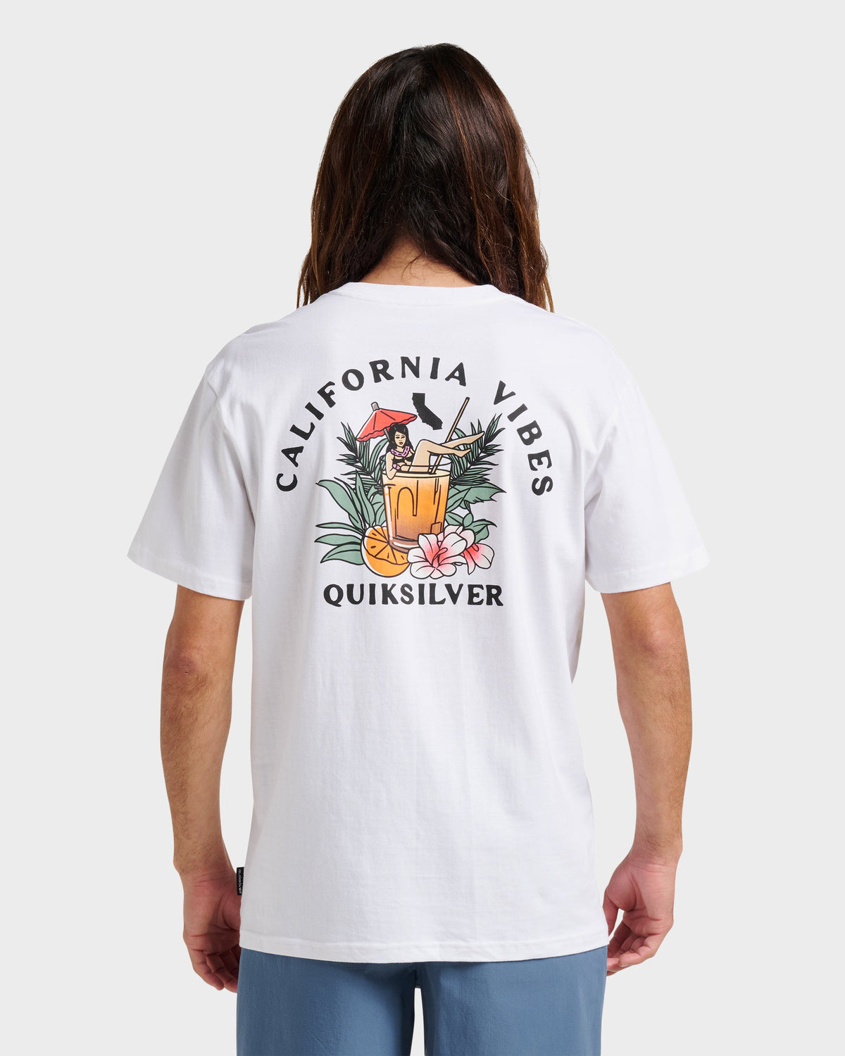 Ca California Vibes Classic T-shirt - White | Quick Silver