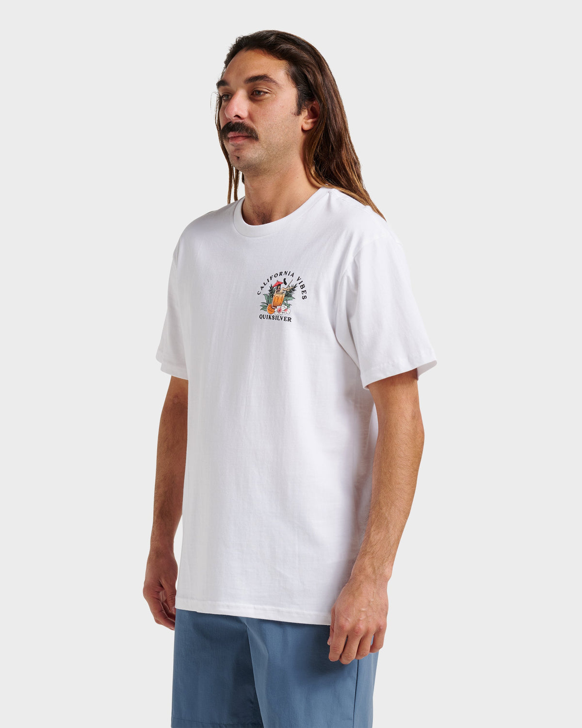 Ca California Vibes Classic T-shirt - White | Quick Silver