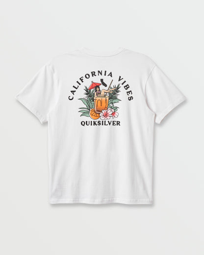 Ca California Vibes Classic T-shirt - White | Quick Silver