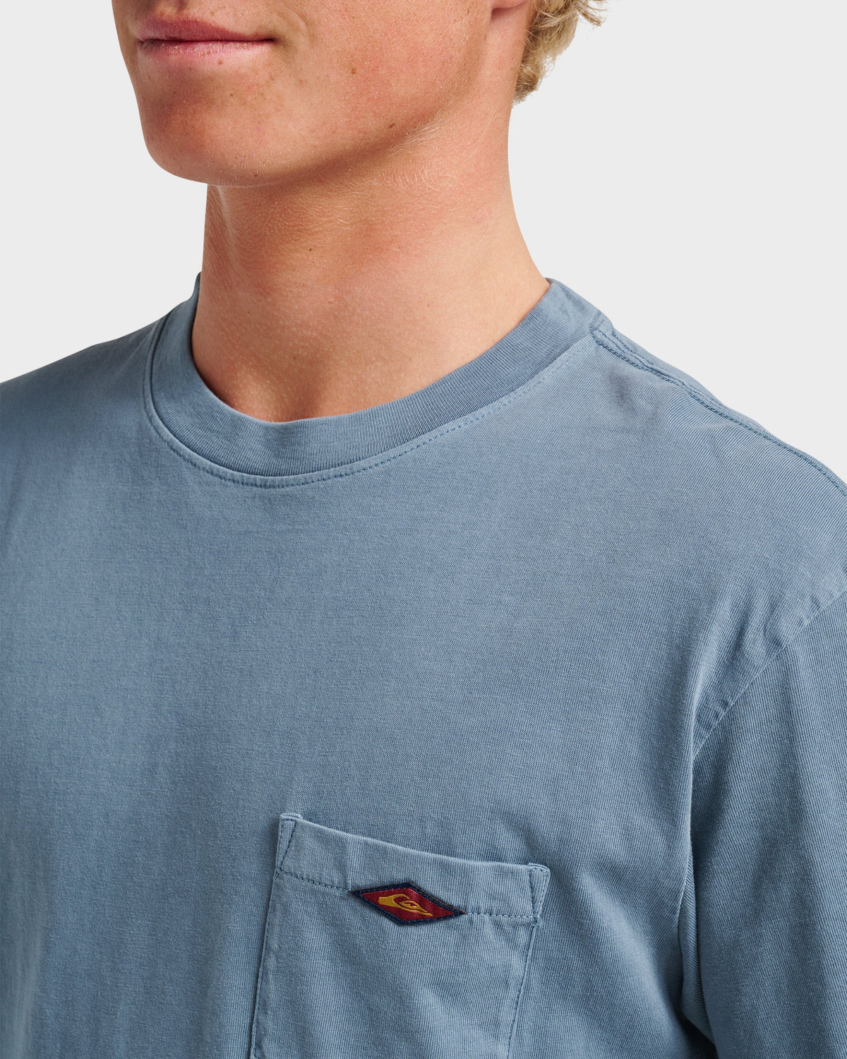 Saltwater Pocket Tee - China Blue | Quick Silver