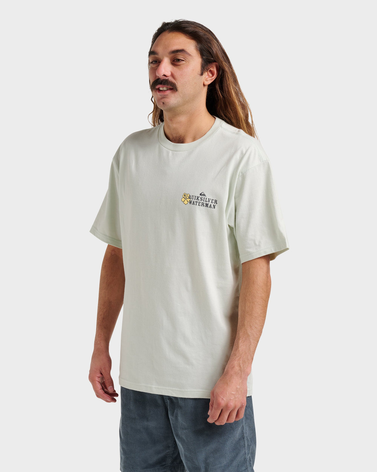 Waterman Aloha Sunset Classic T-shirt - Smoke | Quick Silver