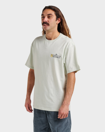 Waterman Aloha Sunset Classic T-shirt - Smoke | Quick Silver