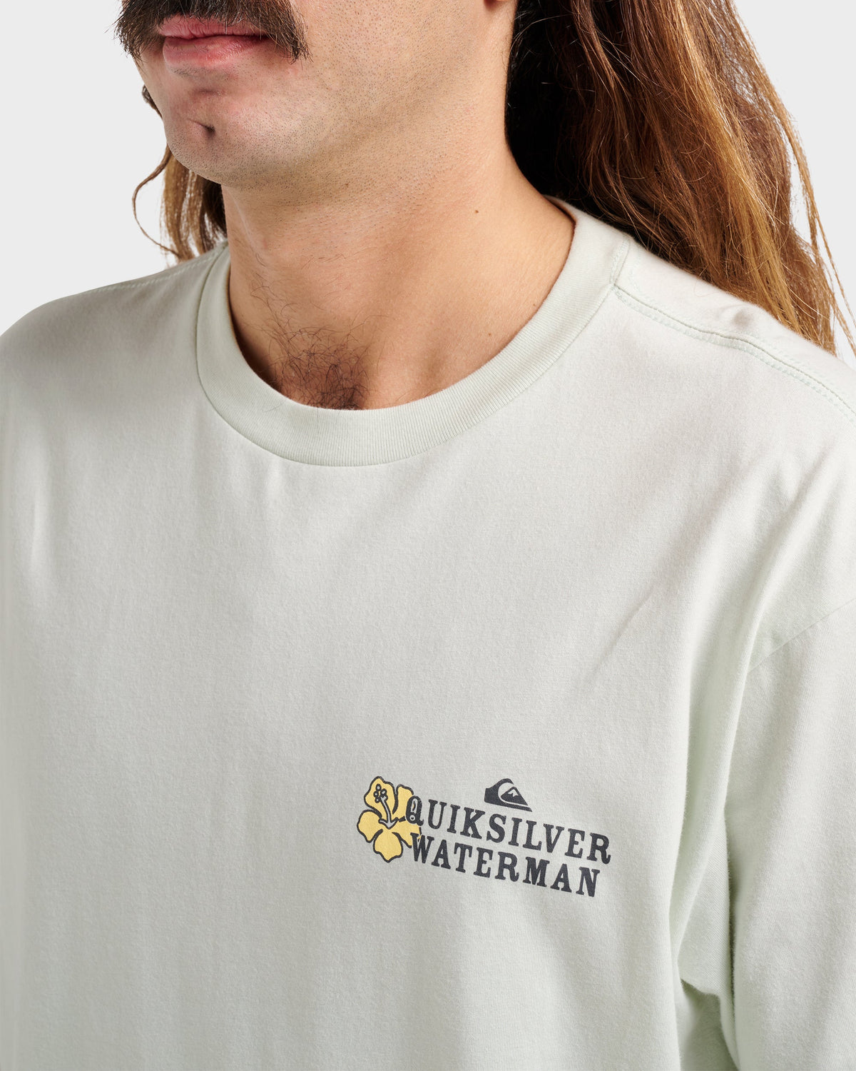 Waterman Aloha Sunset Classic T-shirt - Smoke | Quick Silver