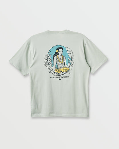 Waterman Aloha Sunset Classic T-shirt - Smoke | Quick Silver