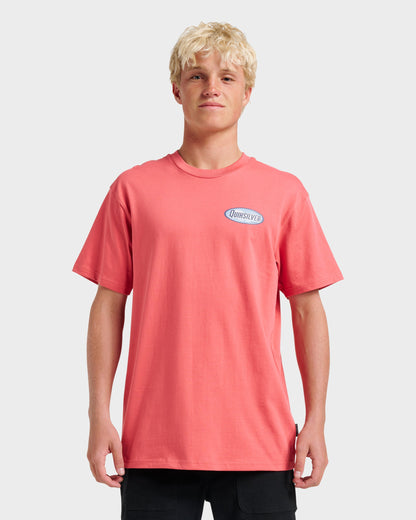 Cresent Speed Classic T-shirt - Mineral Red | Quick Silver