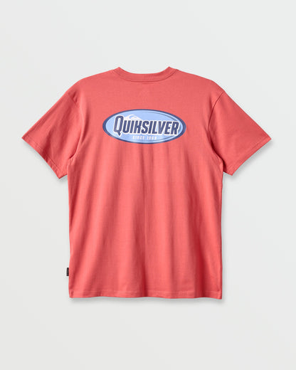 Cresent Speed Classic T-shirt - Mineral Red | Quick Silver