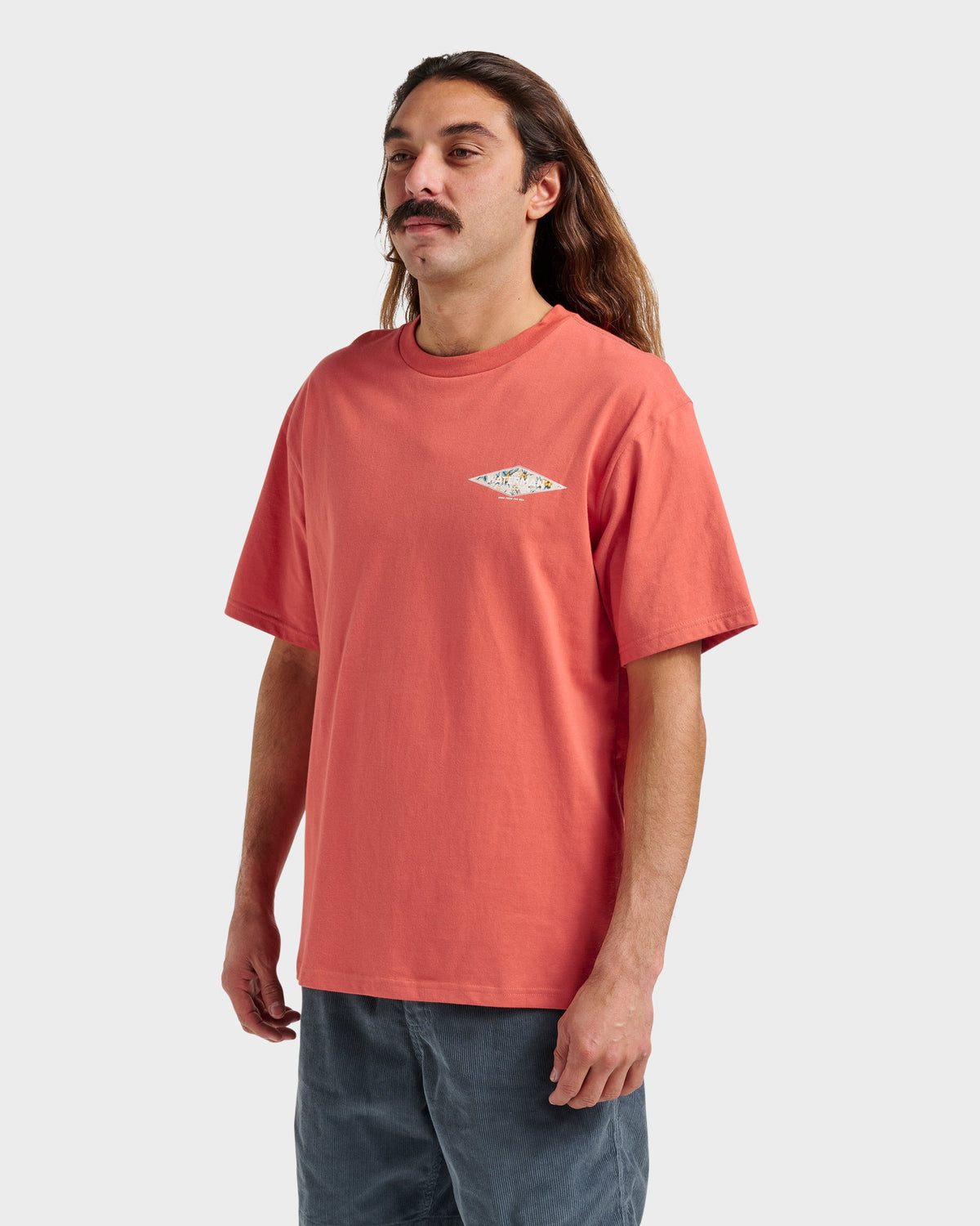 Waterman Diamond Classic T-shirt - Hot Sauce | Quick Silver