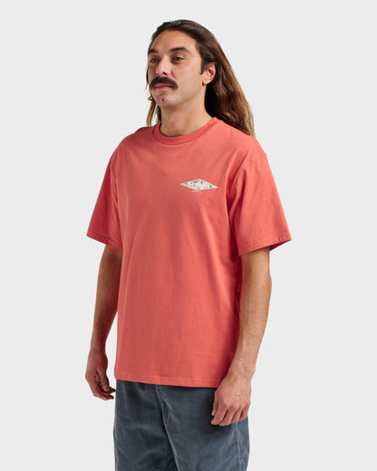 Waterman Diamond Classic T-shirt - Hot Sauce | Quick Silver