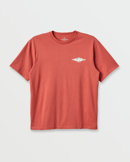Waterman Diamond Classic T-shirt - Hot Sauce | Quick Silver