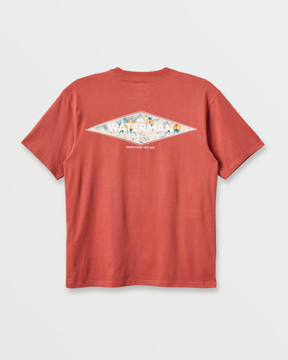 Waterman Diamond Classic T-shirt - Hot Sauce | Quick Silver
