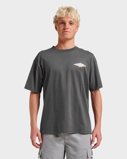 Waterman Diamond Classic T-shirt - Phantom | Quick Silver