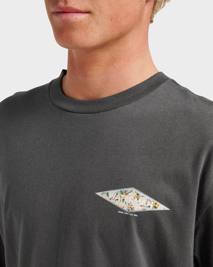 Waterman Diamond Classic T-shirt - Phantom | Quick Silver