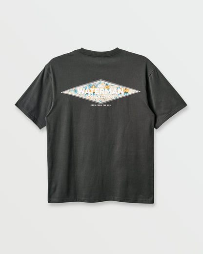 Waterman Diamond Classic T-shirt - Phantom | Quick Silver