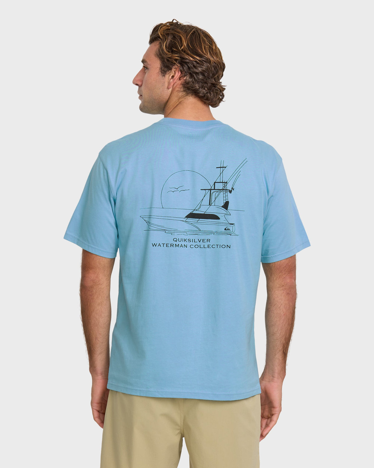 Waterman Fishing Trip Classic T-shirt - Cali Blue | Quick Silver