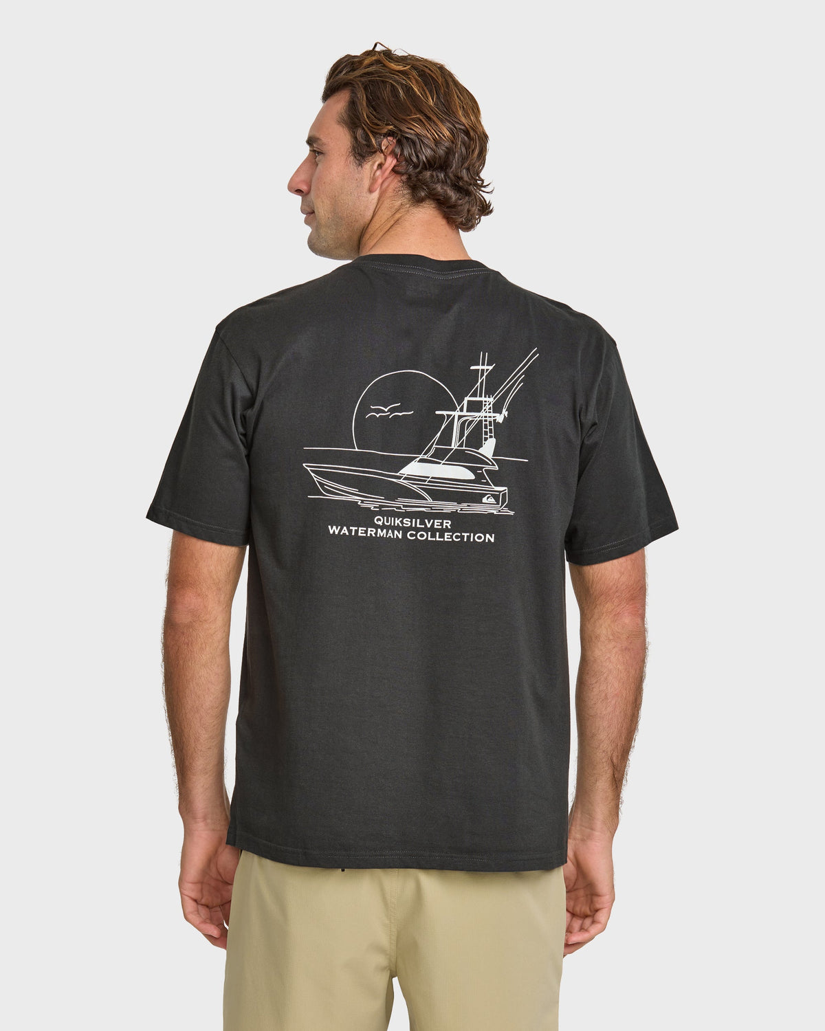 Waterman Fishing Trip Classic T-shirt - Phantom | Quick Silver