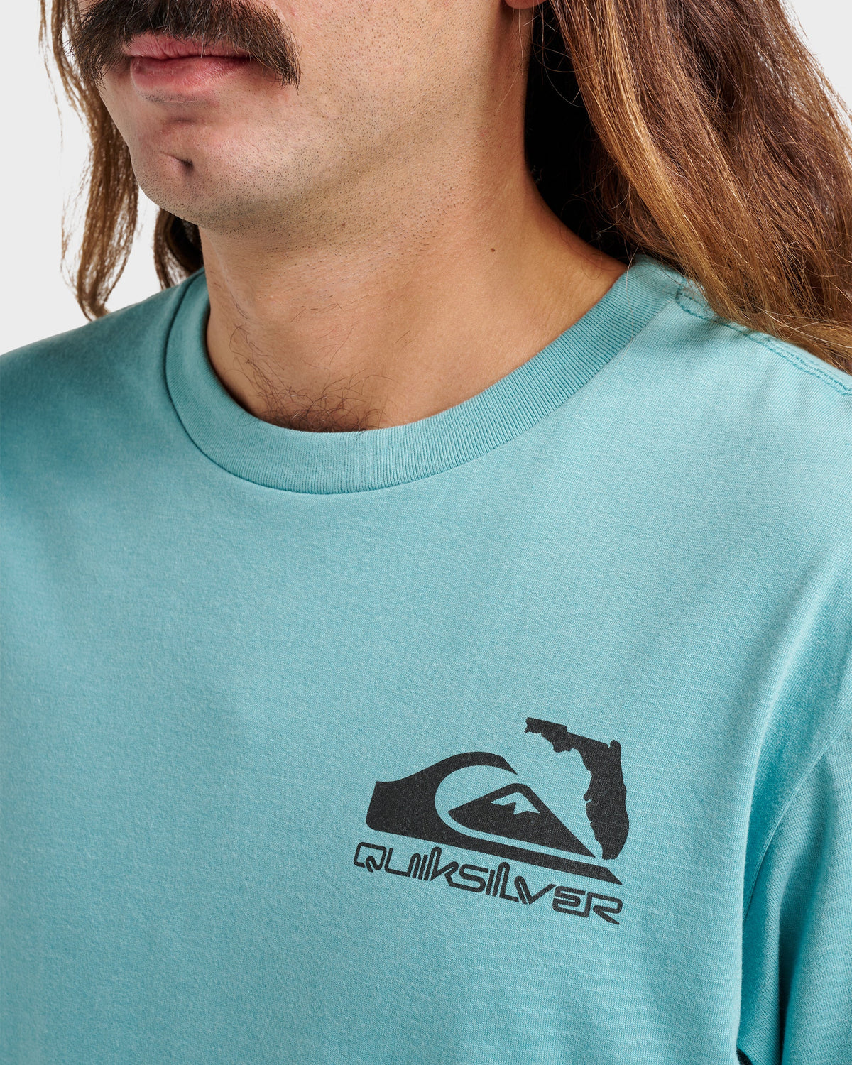 Fl Florida Lookout Point Classic T-shirt - Dusty Turquoise Heather | Quick Silver