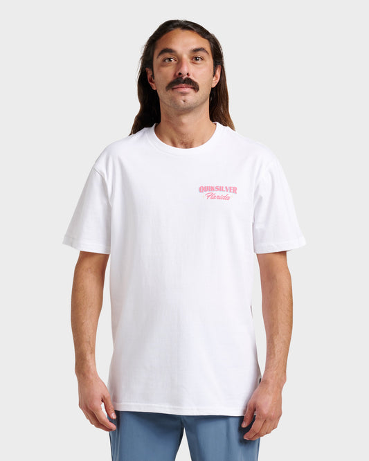 Fl Florida Time Classic T-shirt - White | Quick Silver