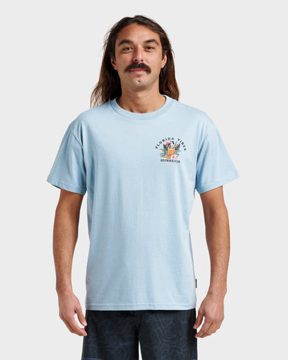Fl Florida Vibes Classic T-shirt - Ashley Blue Heather | Quick Silver