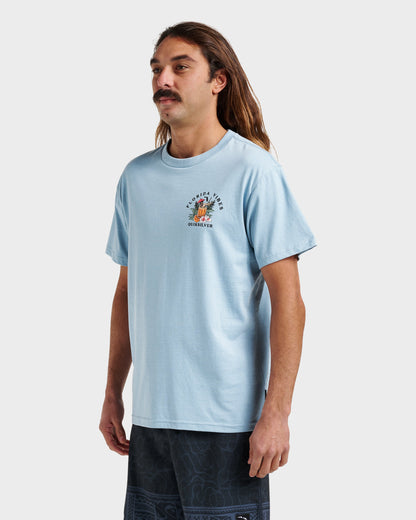 Fl Florida Vibes Classic T-shirt - Ashley Blue Heather | Quick Silver