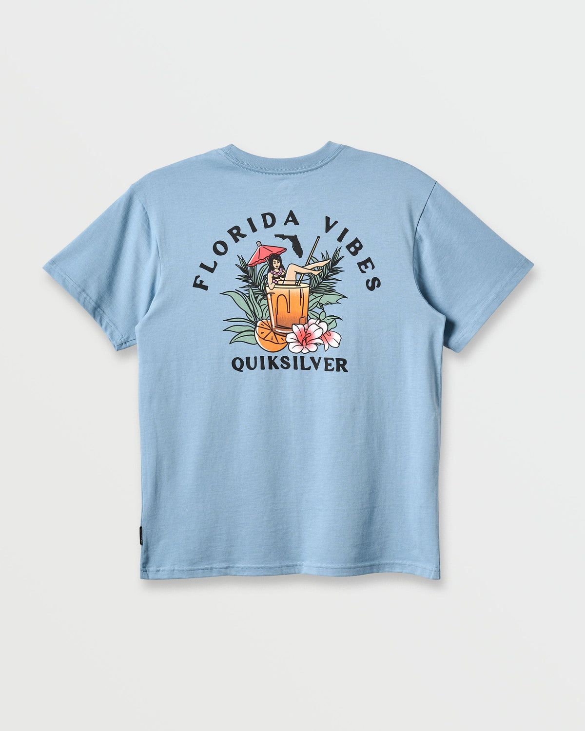 Fl Florida Vibes Classic T-shirt - Ashley Blue Heather | Quick Silver