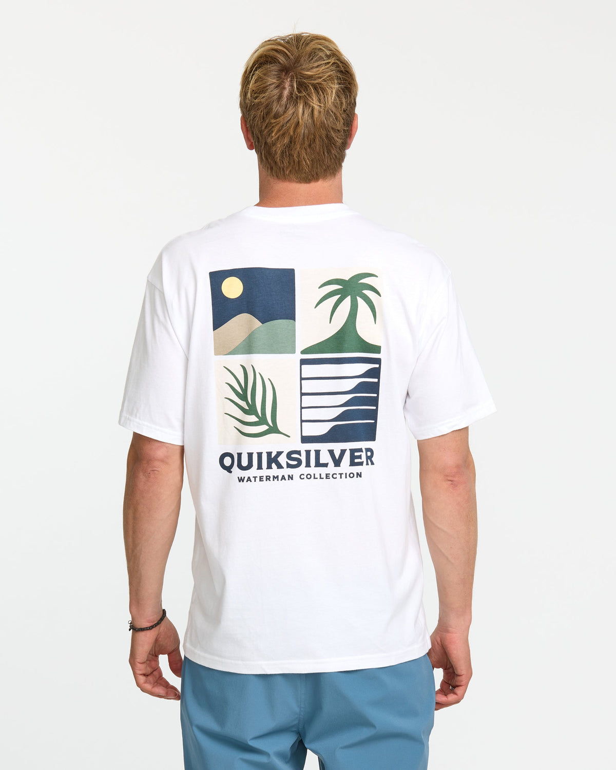 Waterman Four Elements Classic T-shirt - White | Quick Silver