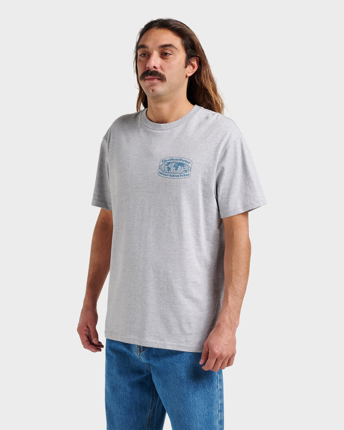 Global Local Classic T-shirt - Athletic Gray | Quick Silver